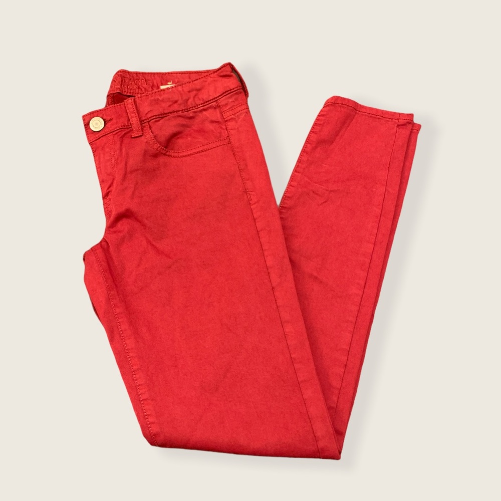 AEO Red Jeggings